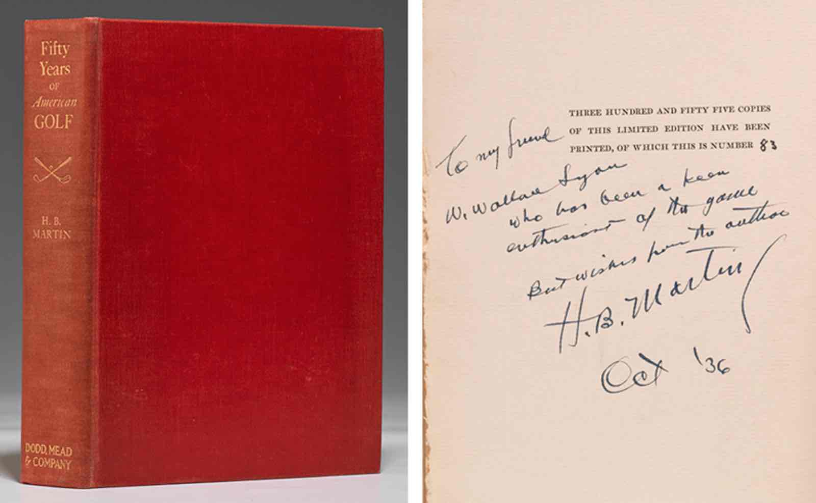 Fifty Years of American Golf by Harry Brownlaw Martin