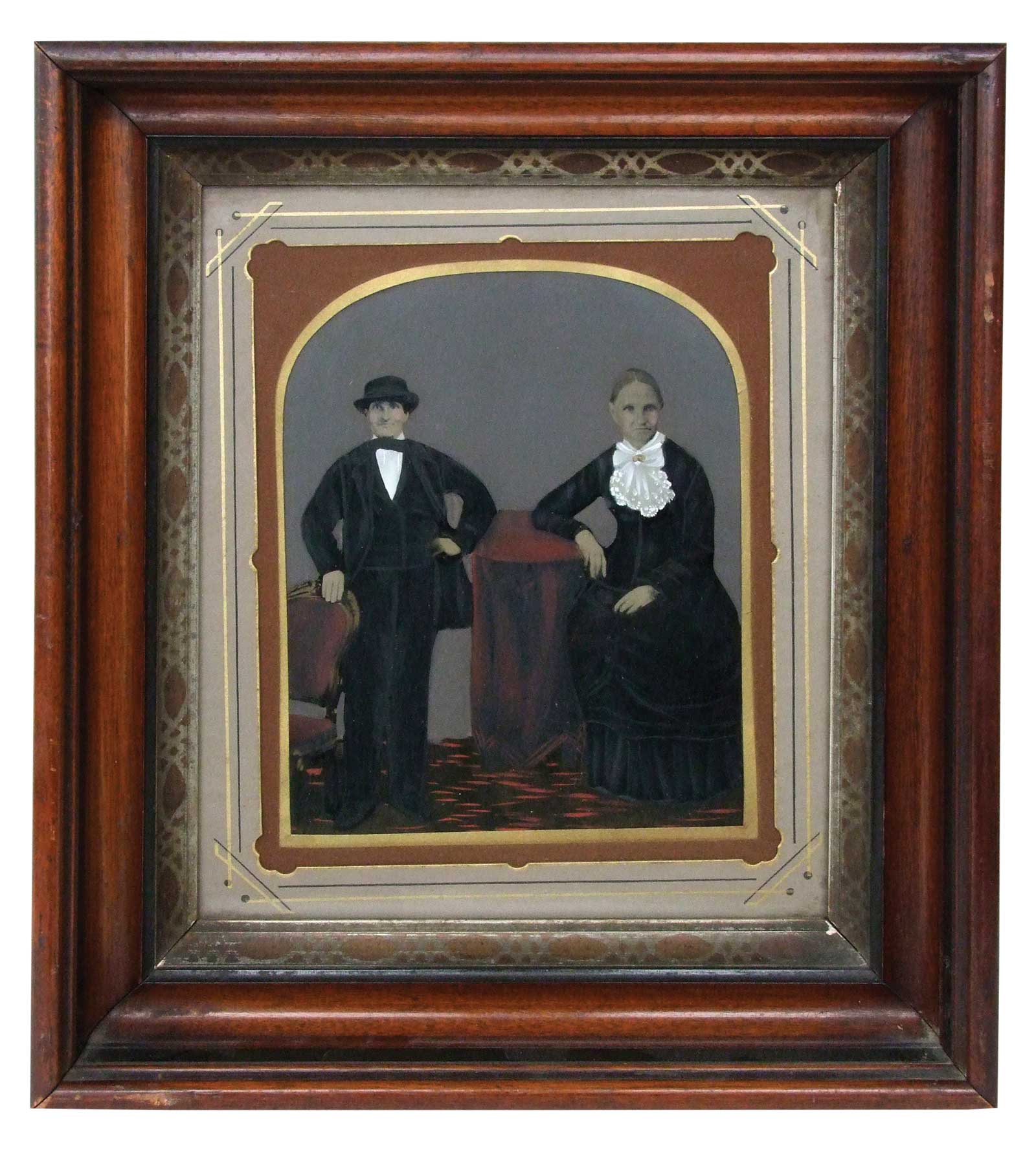 Hand-colored tintype