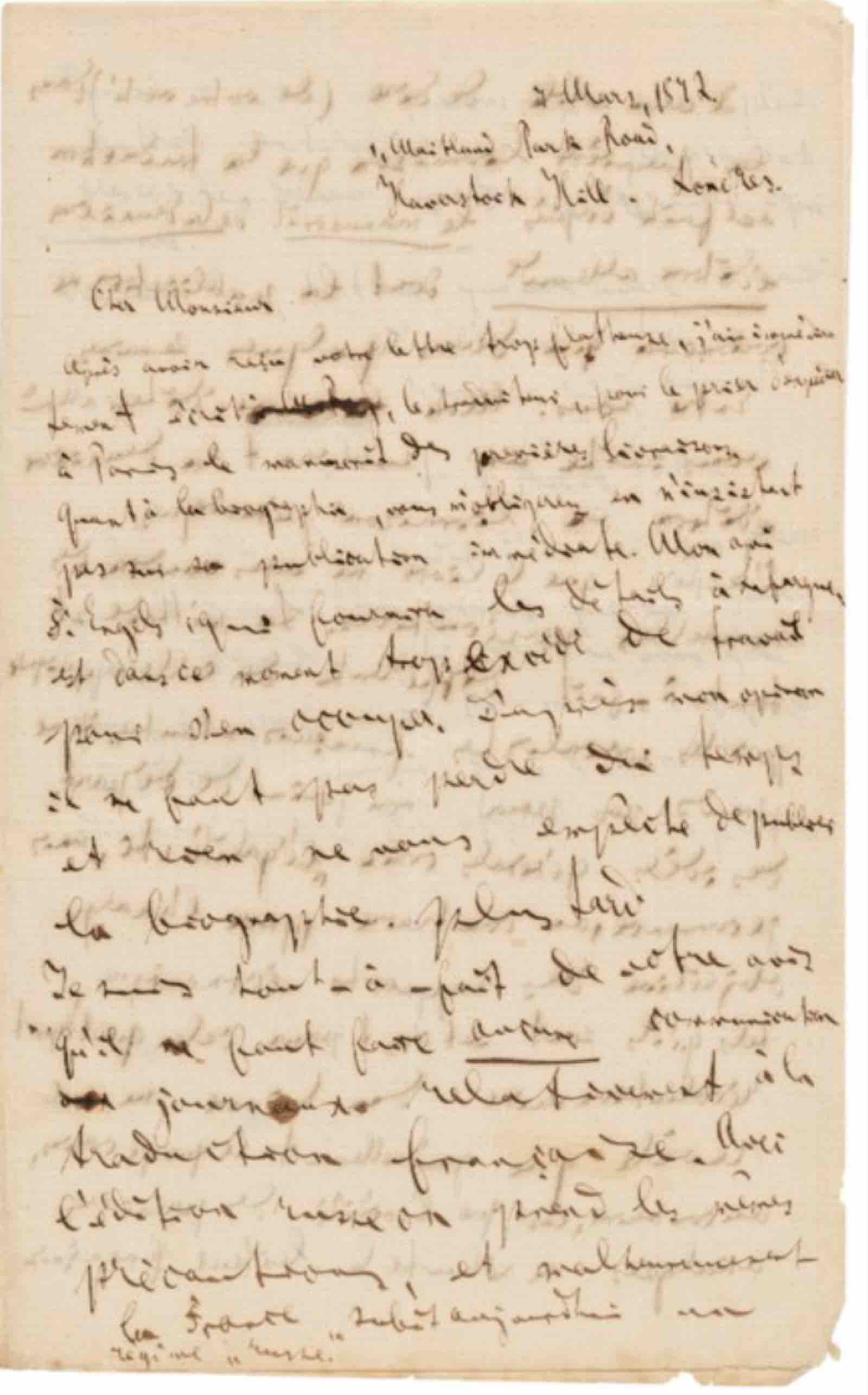 Marx letter