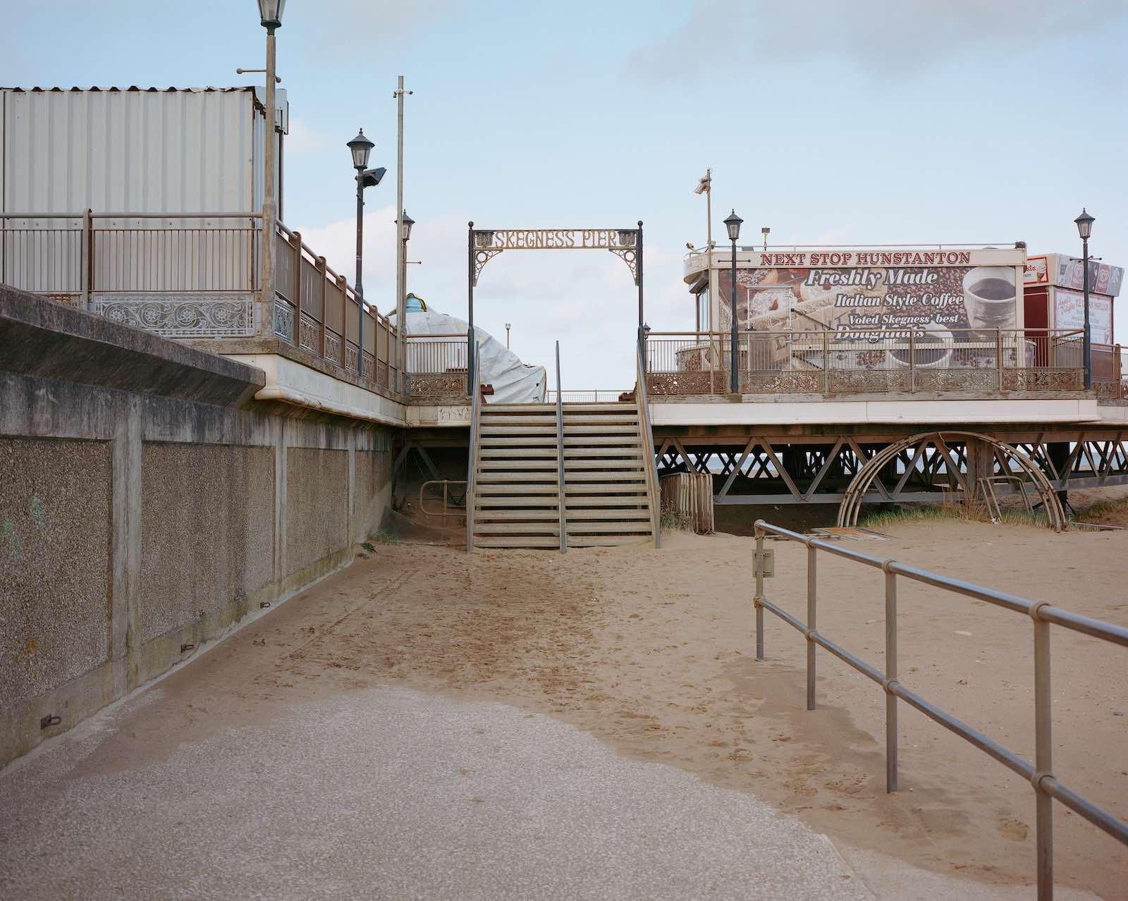 Skegness pier in 2020, a once popular destination for fun seekers in the 1920s