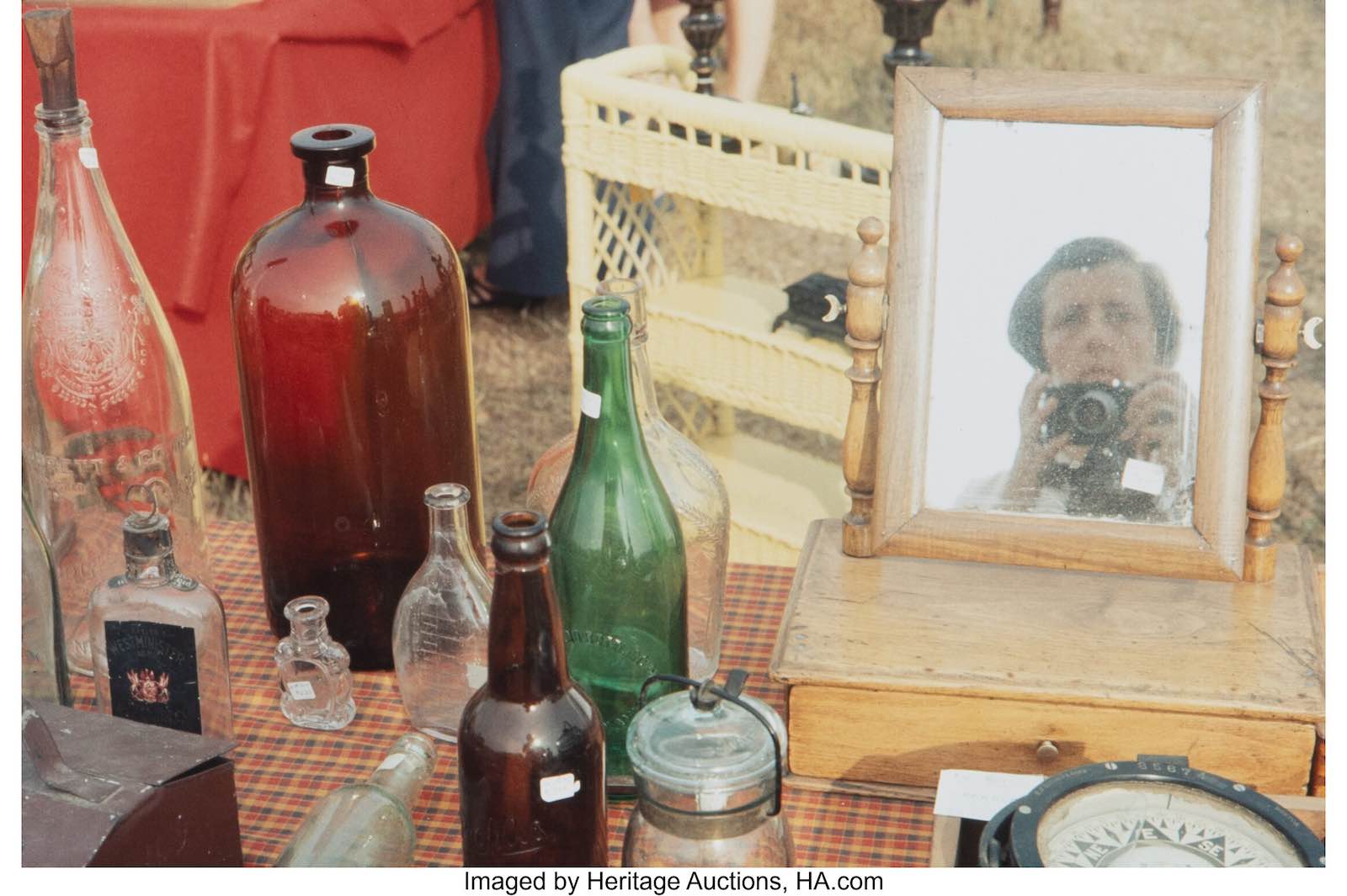 Self-portrait with still life, 1969