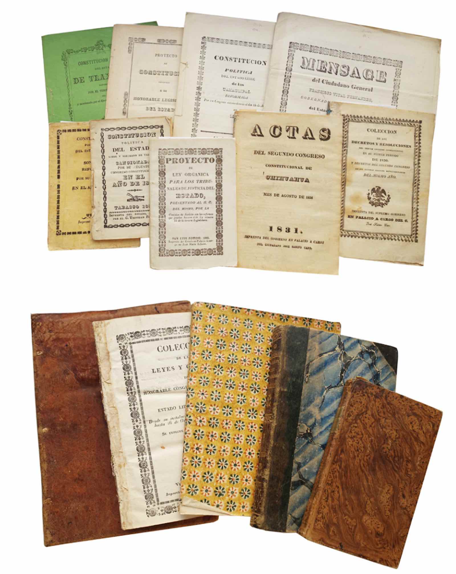 Collection of Mexican constitutions and laws