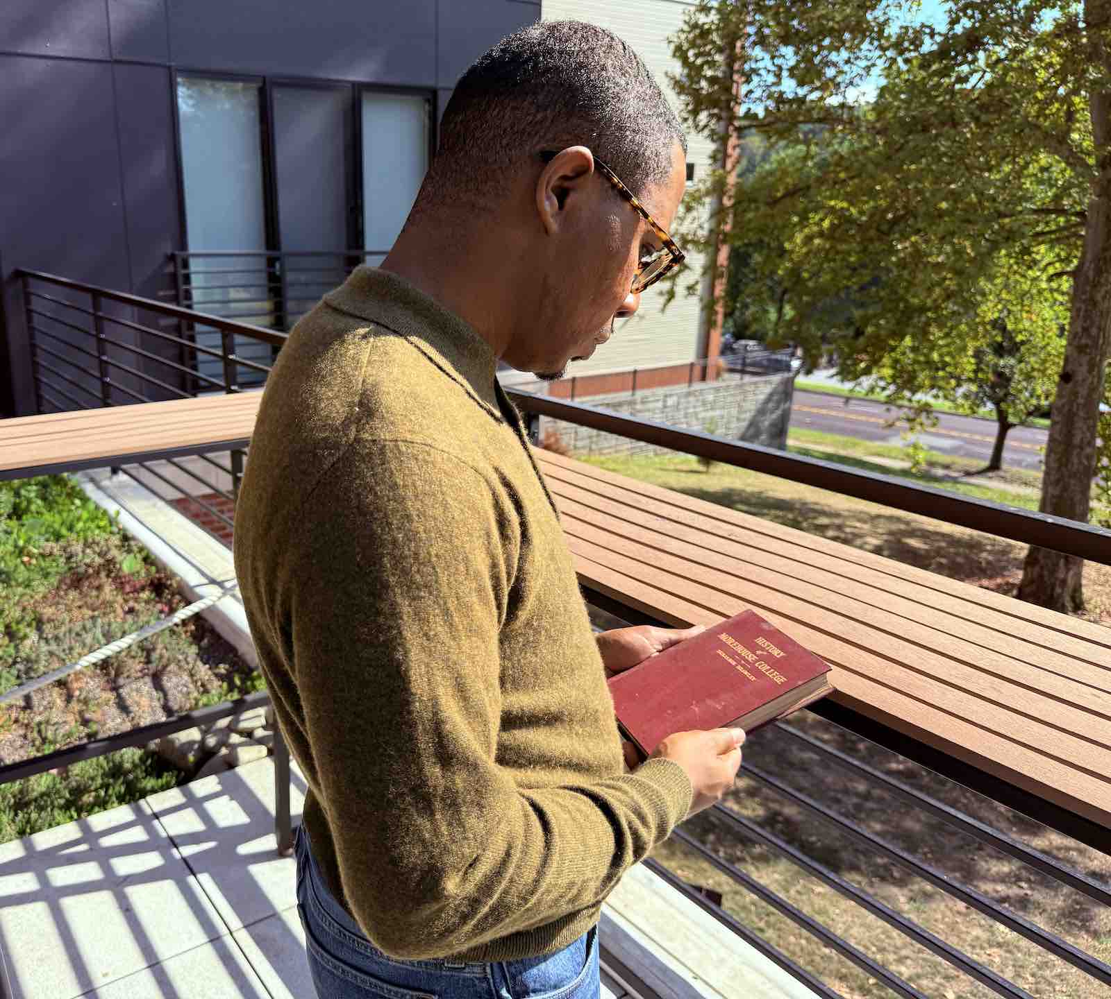 Jordan Dean Ross with part of his collection