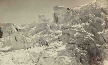 Ascension du Mont Blanc by Auguste-Rosalie Bisson, 1862, albumen print