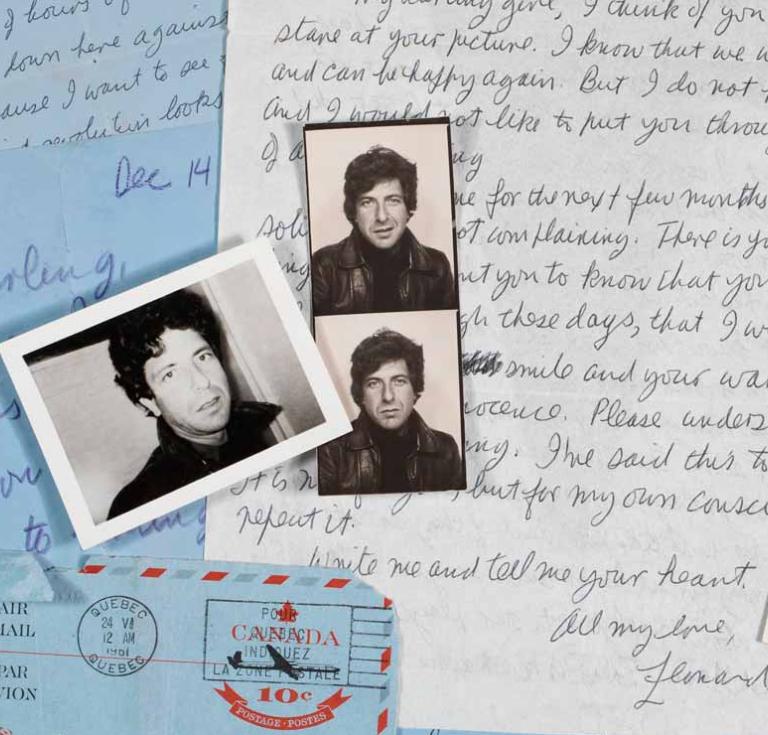 Leonard Cohen letters