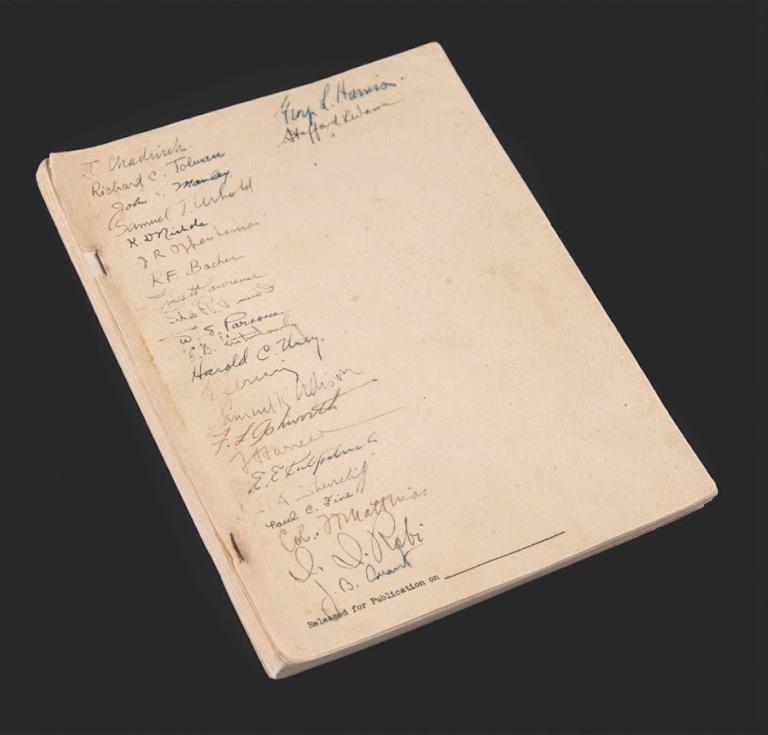 The Oppenheimer report cover