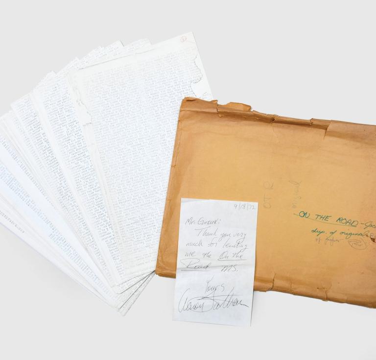 Robert Giroux’s personal copy of the On the Road