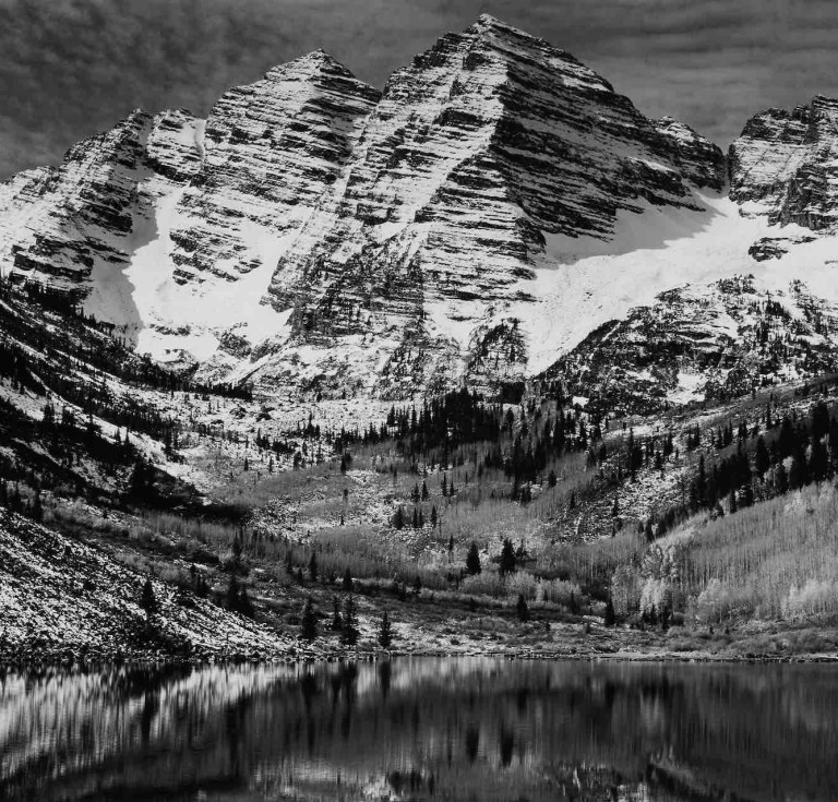 Ansel Adams, Maroon Bells, Near Aspen, Colorado