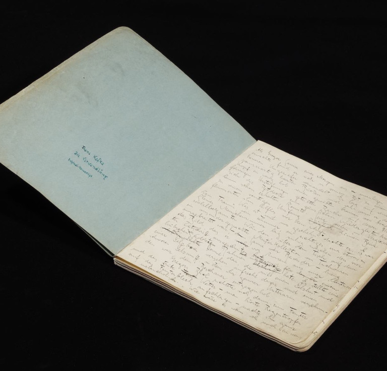 The first page of The Metamorphosis (Die Verwandlung)