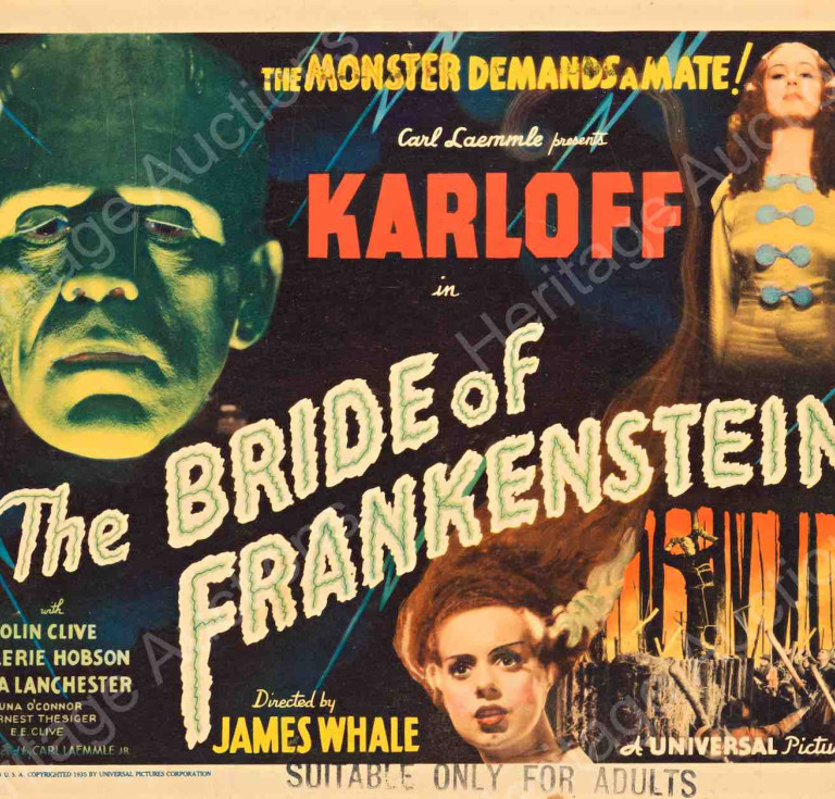The Bride of Frankenstein (Universal, 1935) lobby card