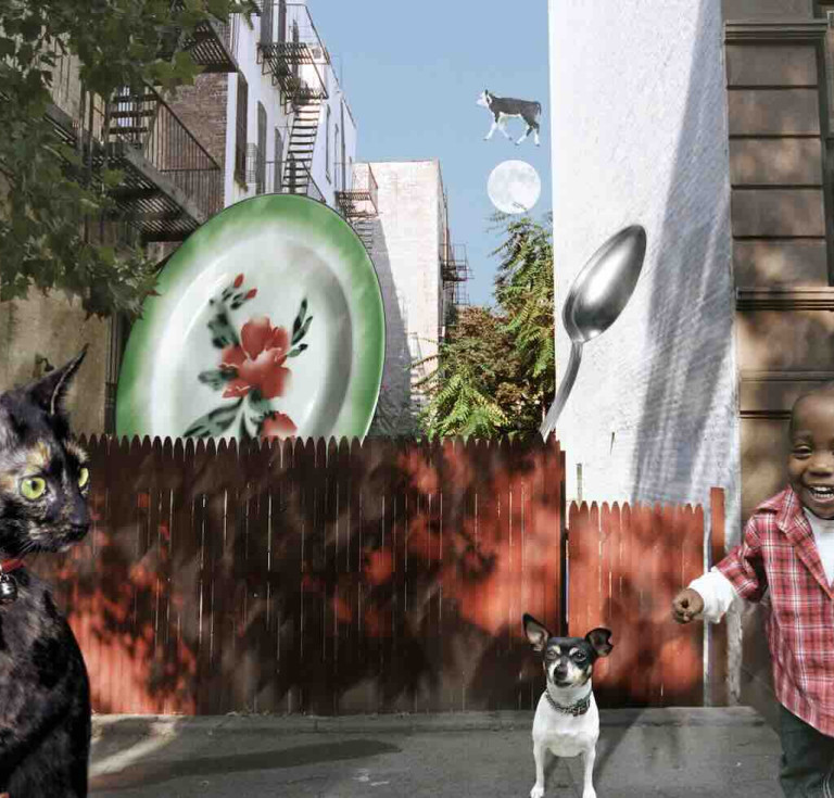 Nina Crews, Illustration for The Neighborhood Mother Goose (Greenwillow Books)