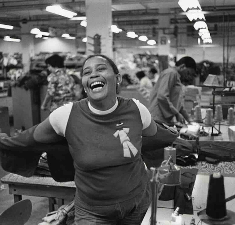Mom at Work (detail) from Family Pictures and Stories, 1978–1984, Carrie Mae Weems. Gelatin silver print.