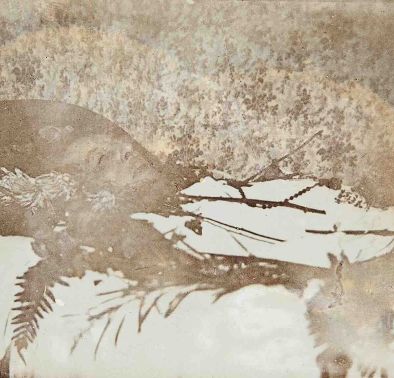 The last photo of Oscar Wilde on his death bed