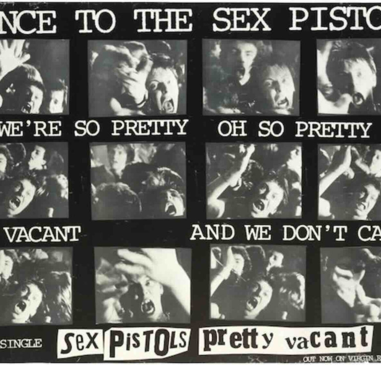 Sex Pistols: A Pretty Vacant promotional poster,1977